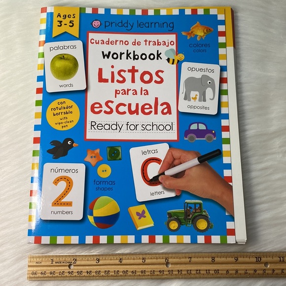 Listos para la escuela/Ready for School Workbook Bilingual English/Spanish - Picture 3 of 16